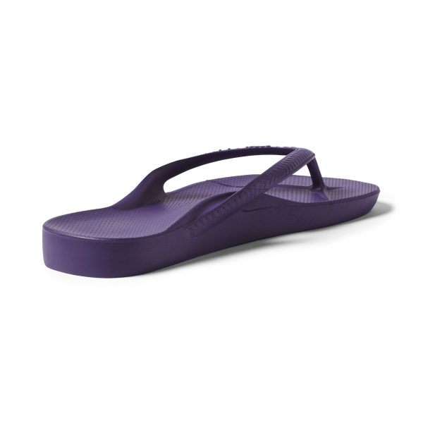 Arch Support Flip Flops - Classic - Acai Purple