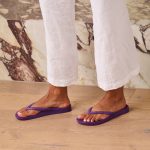 Arch Support Flip Flops - Classic - Acai Purple